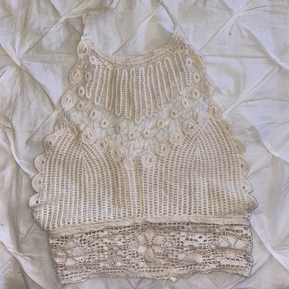 Crochet halter top